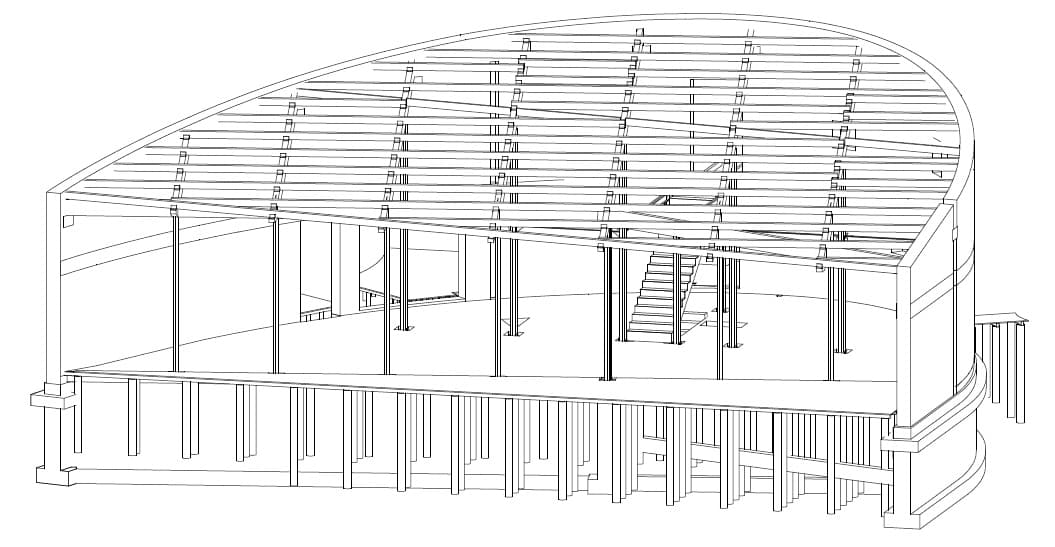 Parabolic guest house | Osnovnoy Moment (OsnoM)