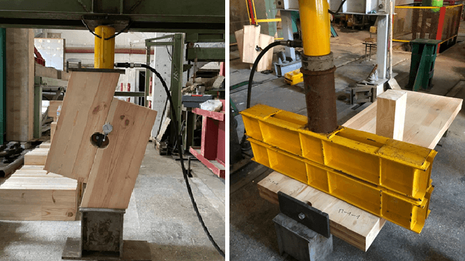 Universal joint of CLT panels on glued rods – bending, shearing in the plane of the panel and out of the plane tests | Osnovnoy Moment (OsnoM)