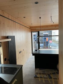 Photo of a section of a plywood panel